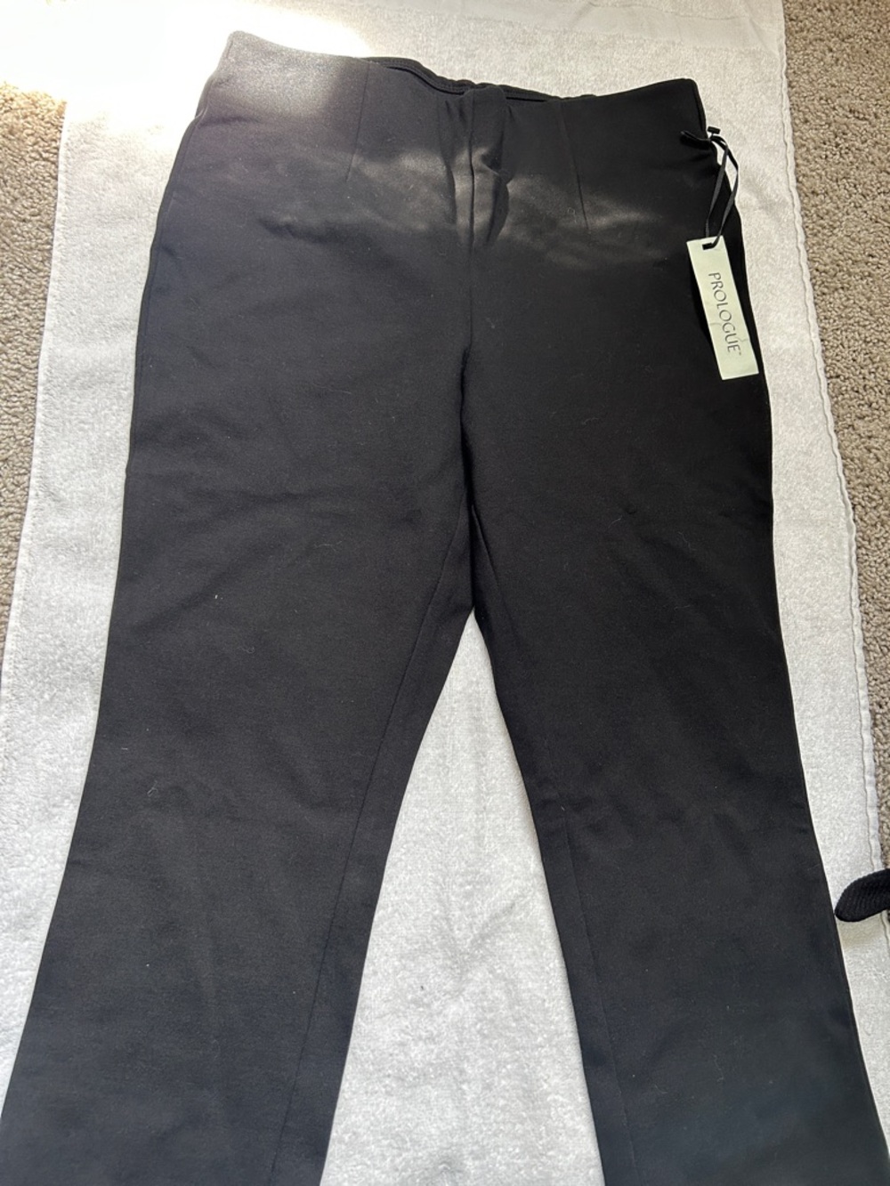 Prologue Black Men's Dress Pants - Slim Straight Fit